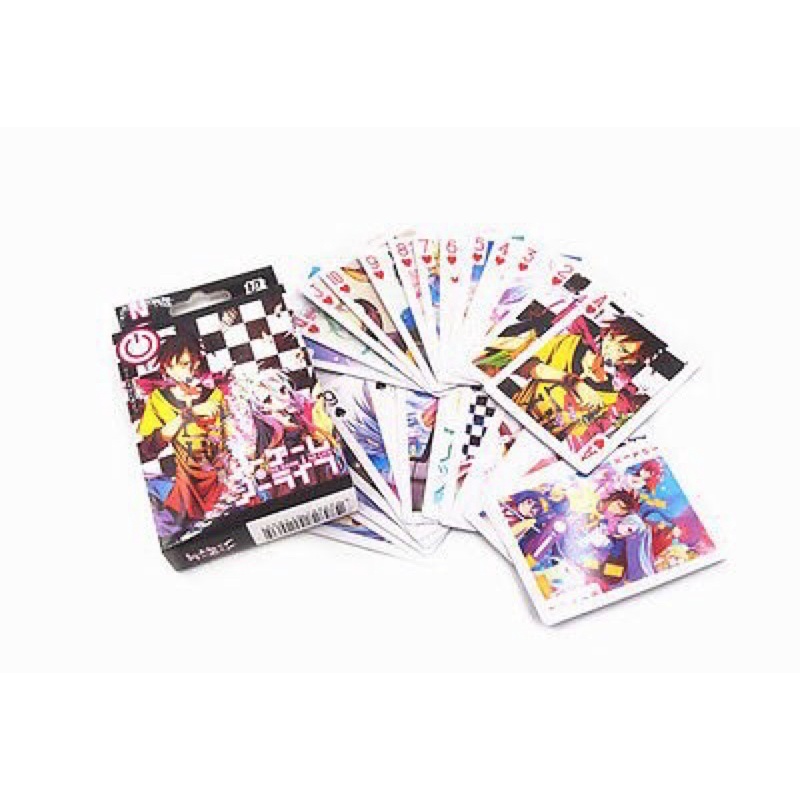 Bài tú lơ khơ  No Game No Life  54 lá bài khác nhau