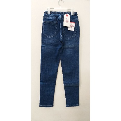 (mới về) Quần bò jeans dài  mềm co dãn cho bé gái 17-25kg