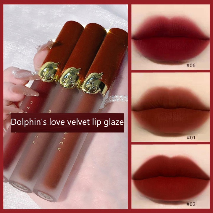 Son kem cá heo MAFFICK mềm mịn mọng môi Dolphin's Love Velvet Lip Glaze MAFI31 | Thế Giới Skin Care