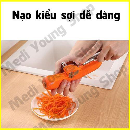 Nạo Rau Củ Hoa Quả Inox Đa Năng, Đồ Dùng Dụng Cụ Vật Dụng Nhà Bếp Thông Minh Độc Đáo Tiện Ích Medi Young Shop