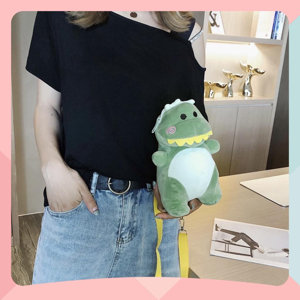Túi Đeo Chéo Khủng Long  - Túi Đeo Chéo Thú Bông Đẹp Túi Gấu Cute