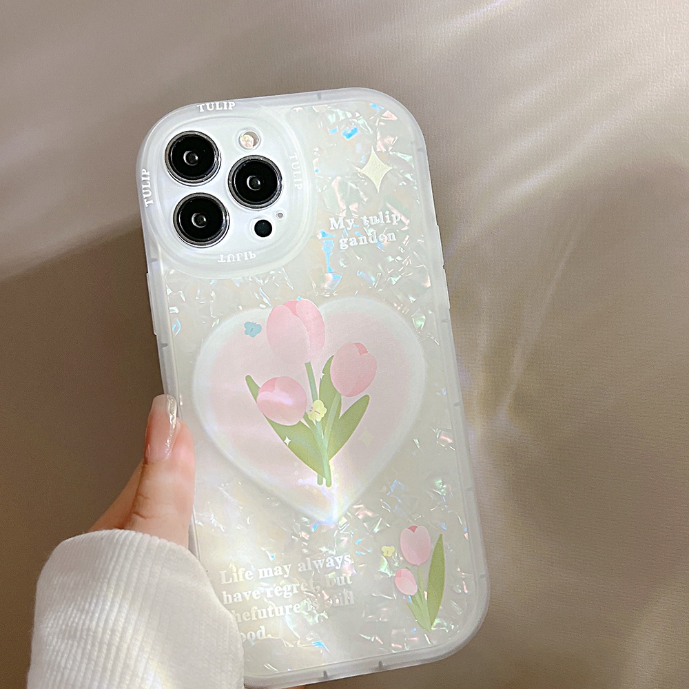 Ốp Điện Thoại TPU Mềm Chống Sốc Hình Hoa Cho iPhone 11 12 13 Pro max mini XS max xr 7 8 se2020 plus