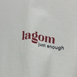 Áo thun cotton in trắng đen (vải trắng mới, cotton mỏng) 🌼 LAGOM 🌼