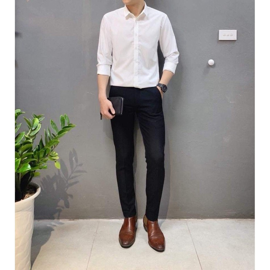 ( Hàng Xịn VNXK ) Quần Âu Nam, Quần Tây Nam Hàng Cao Cấp Vải Chéo 79 Chống Nhăn Dày Dặn Co Dãn, Không Nhăn Không Xù | BigBuy360 - bigbuy360.vn