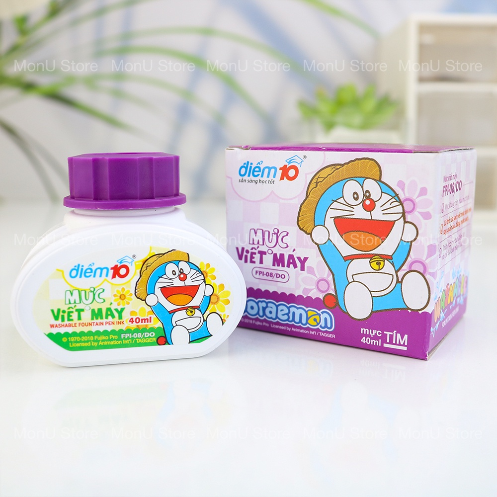 Bút máy bơm mực TẶNG kèm ngòi thay in hình DORAEMON DOREMON dễ thương cute MON0335 TooYoo