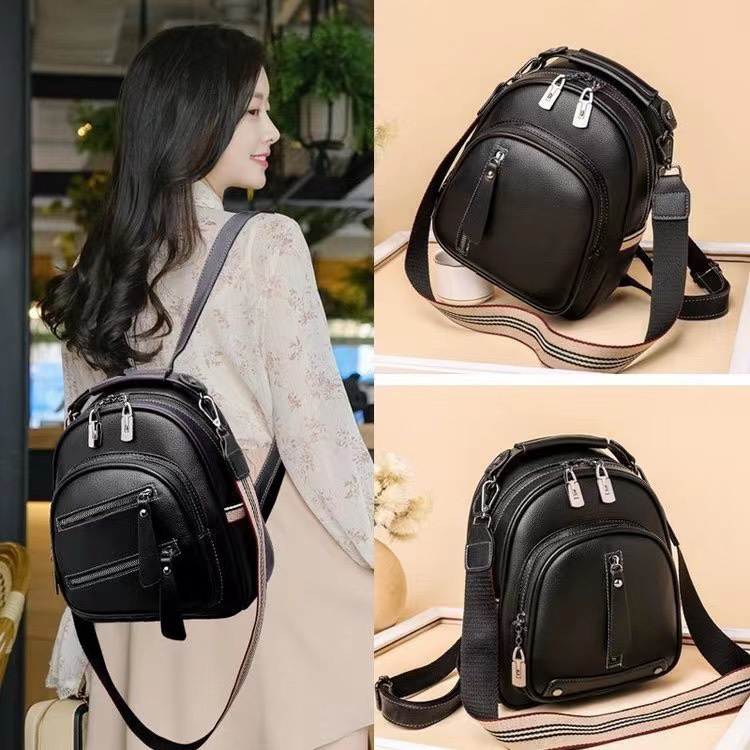 Balo Nữ Mini Thời Trang Da PU Mềm Cao Cấp Nhiều Ngăn Tiện Dụng UYÊNVÂN 0802