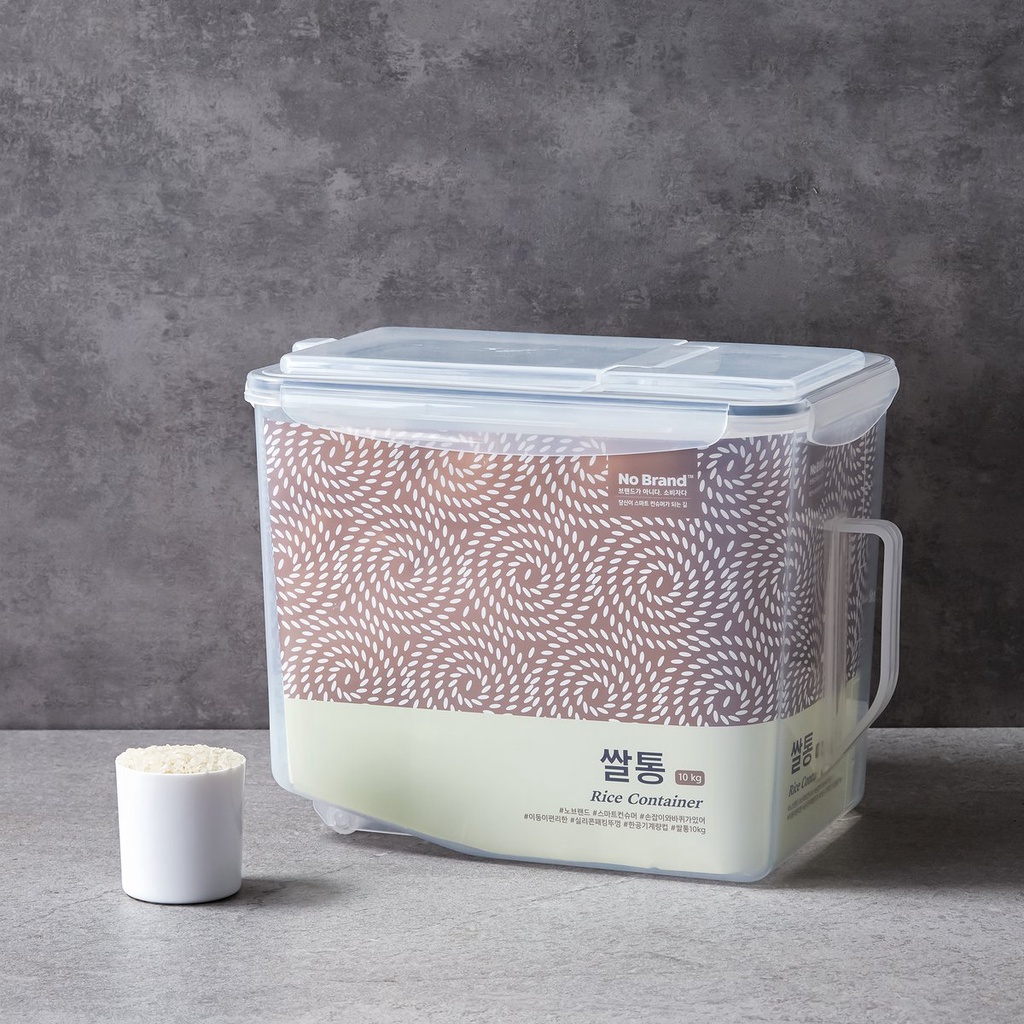 Thùng Nhựa Đựng Gạo 10kg No Brand - Emart VN