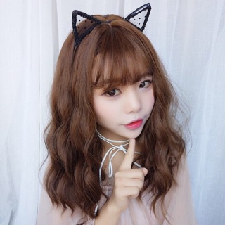 Tóc giả nữ đẹp cả đầu ❤️FREESHIP  tóc giả nguyên đầu nữ xù lửng- mã 8184