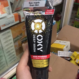 Sữa rửa mặt oxy