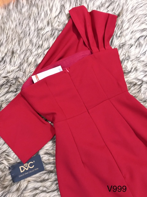 Váy suông V999 đỏ - Đẹp Shop DVC (Kèm ảnh thật trải sàn do shop tự chụp) | BigBuy360 - bigbuy360.vn
