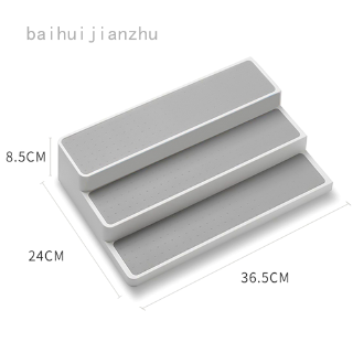 Khay đựng gia vị ba tầng bằng pp mới cho nhà bếp