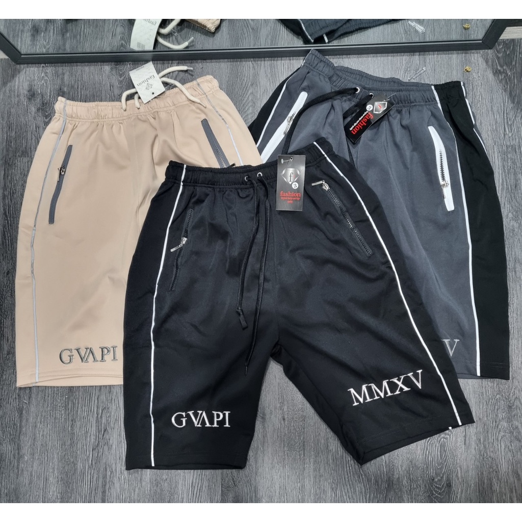 BIGSIZE - Quần short thun nam phản quang vải thun form bigsize 60kg - 120kg - Phản quang