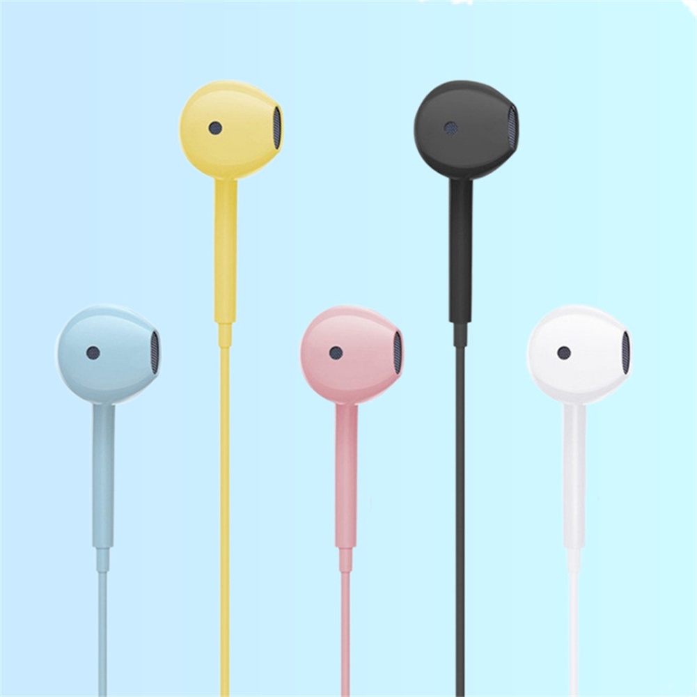 U19 Có Dây Tai Nghe 3.5Mm-Tai Nghe Chụp Tai 6 Màu Điều Khiển Bass Stereo Tai Nghe Macaron Hoạt Hình Dễ Thương Tai Nghe Nhét Tai micro Cho Xiaomi Huawei