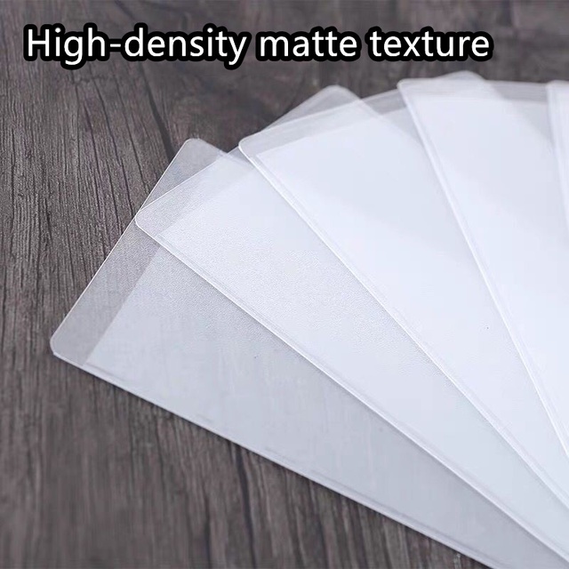 Bao đựng thẻ ATM/ thẻ từ bằng PVC trong mờ mặt nhám chặn sóng RFID