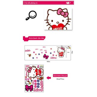 decal dán tường combo