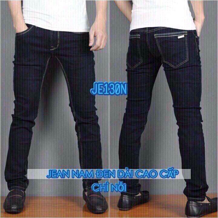 Quần Jean XANH TRƠN NAM Cao Cấp Co Giãn VIET FASHION PP130(X)