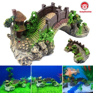 Cầu đá giả trang trí bể cá