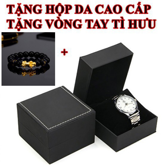 [Hàng cao cấp]  Đồng hồ nam R-L S-38mm đính viền đá dây kim loại đúc đặc cao cấp bảo hành 12 tháng donghosieucap | BigBuy360 - bigbuy360.vn