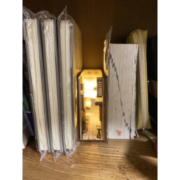 Chặn sách mô hình ngõ nhỏ Tokyo DIY