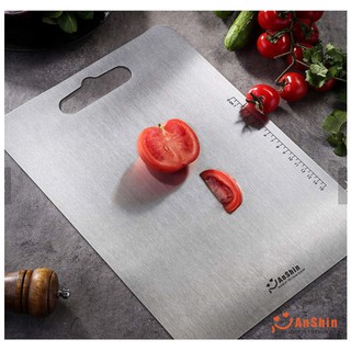 Thớt inox 304, thớt inox Anshin [ HÀNG CÓ SẴN]- Thớt giã đông- thớt chống nấm mốc- thớt kháng khuẩn