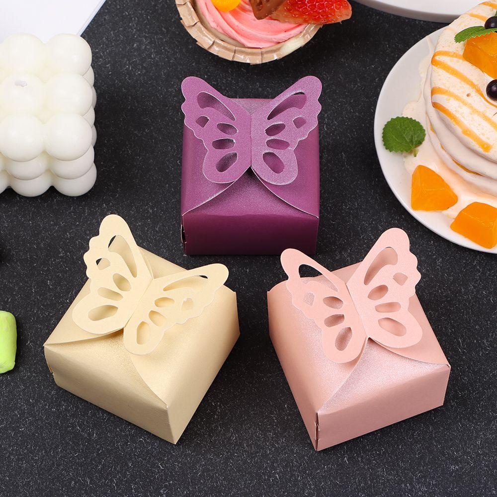 LANFY Set 10 Hộp Giấy Đựng Kẹo Cưới
