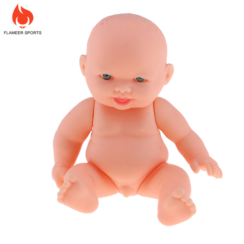 Flameer Sports Lifelike Newborn Boy Baby Doll Handmade Kids Birthday Gift Emulated Dolls