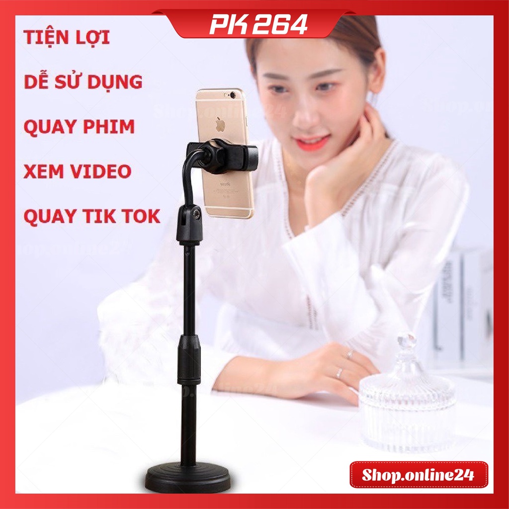 Giá Đỡ Điện Thoại livestream xem video Ổn Định Xoay 360 Độ dùng để Quay Phim Ghi Hình Đa Dụng