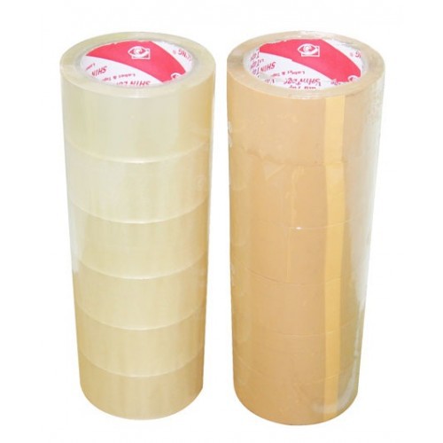 1 Cuộn Băng Keo Trong/Đục 100Ya - 200g siêu dính