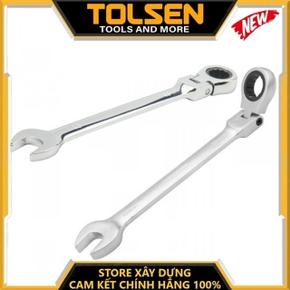 Cờ lê khóa vòng miệng tự động khớp linh hoạt tolsen - hàng chính hãng