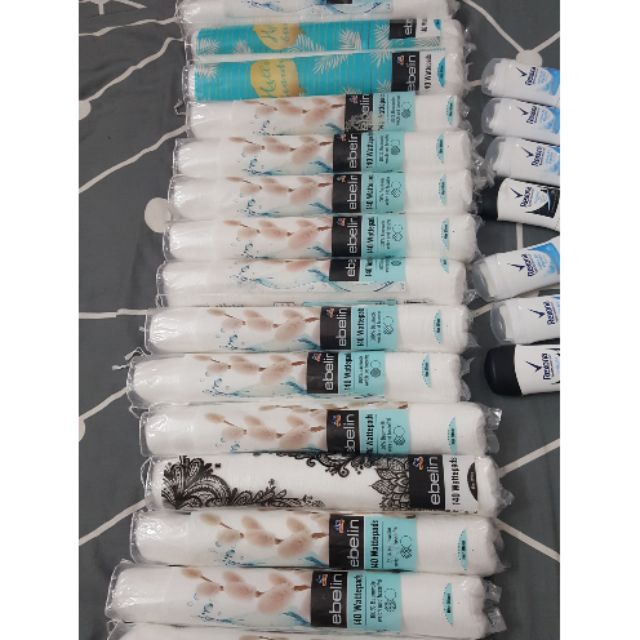 Bông tẩy trang Ebelin 140 miếng