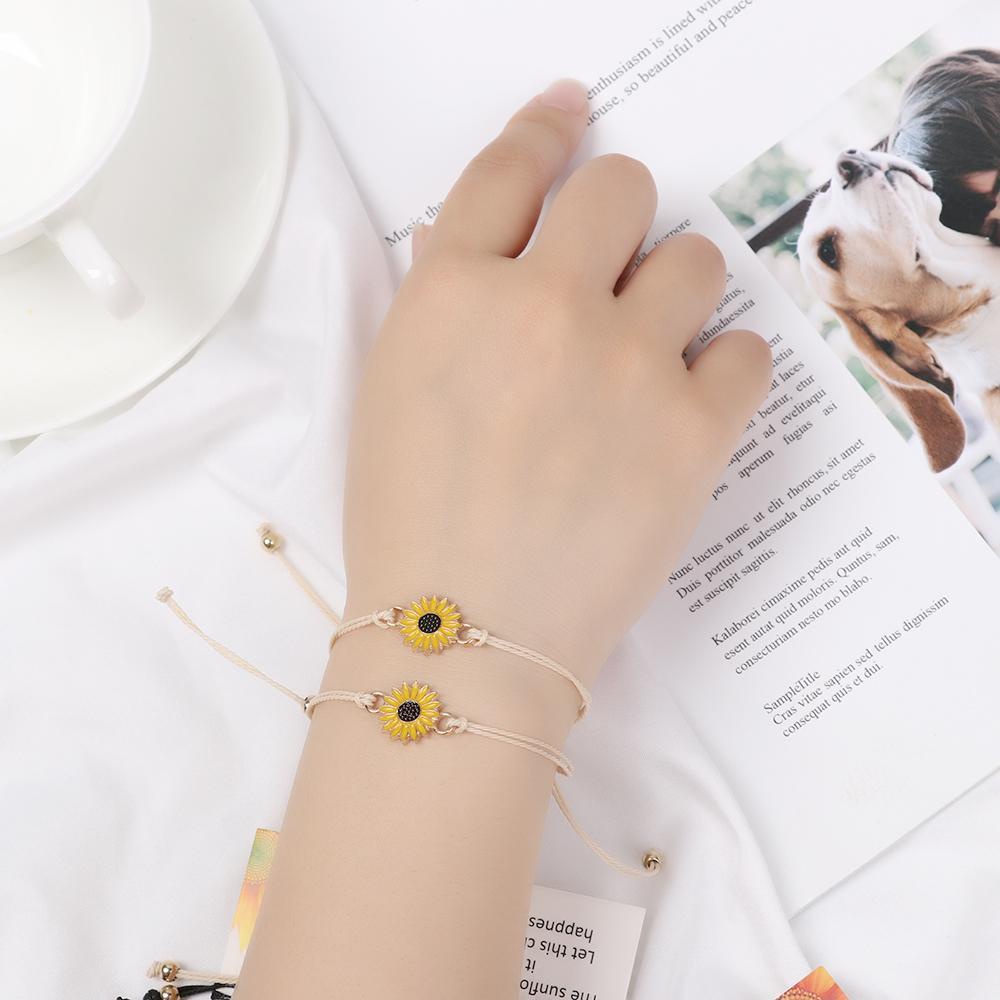 Vòng Đeo Tay / Lắc Chân Bằng Sợi Sáp Thời Trang Cho Cặp Đôi