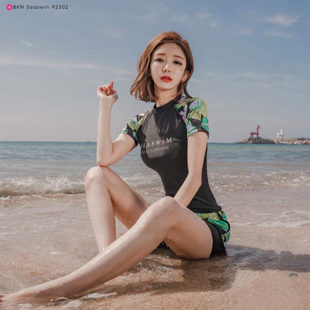 Bikini cộc tay quần đùi SIÊU KÍN ĐÁO, năng động, trẻ trung, tôn dáng