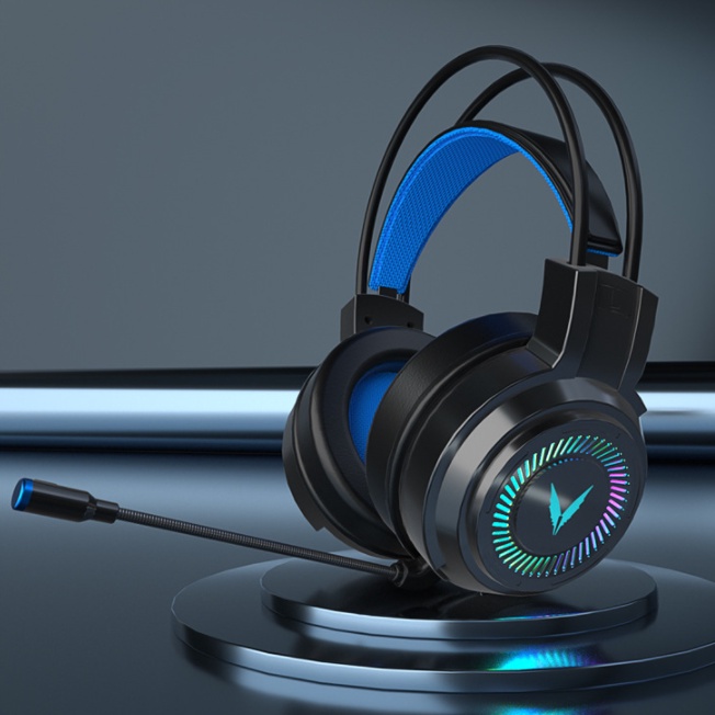 Tai nghe chụp tai gaming giả lập 7.1 Led RGB full box chơi game giải trí, siêu THOÁNG MÁT cho pc laptop, cắm cổng usb