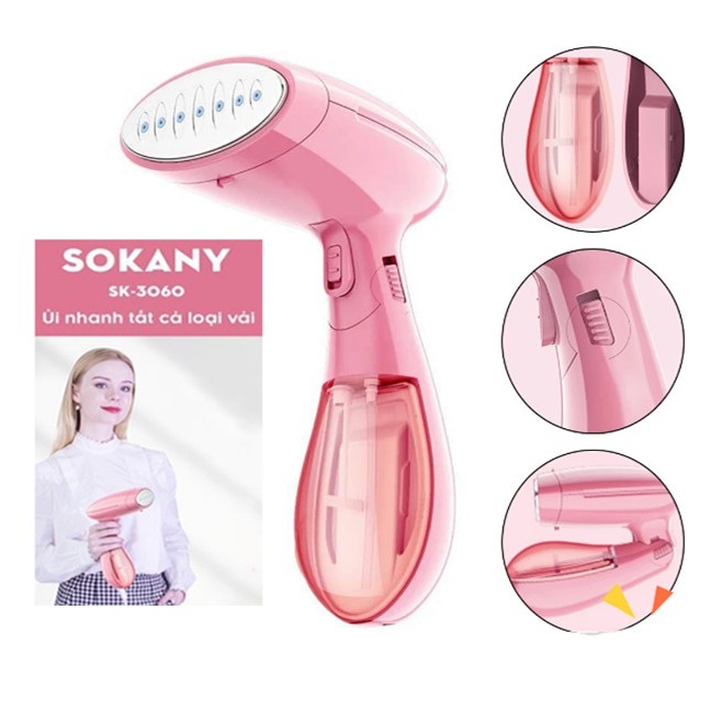 BÀN LÀ HƠI NƯỚC SOKANY SK-3060 CẦM TAY SOKANY SIÊU XỊN