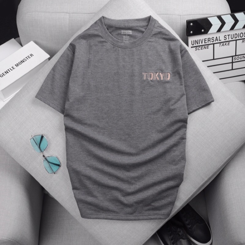 Áo thun nam cổ tròn Tokyo chất cotton cực sang AXK199
