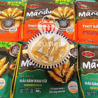 MANDU BÁNH XẾP THỊT BẰM Gói 350g - 10 Cái | LC FOODS