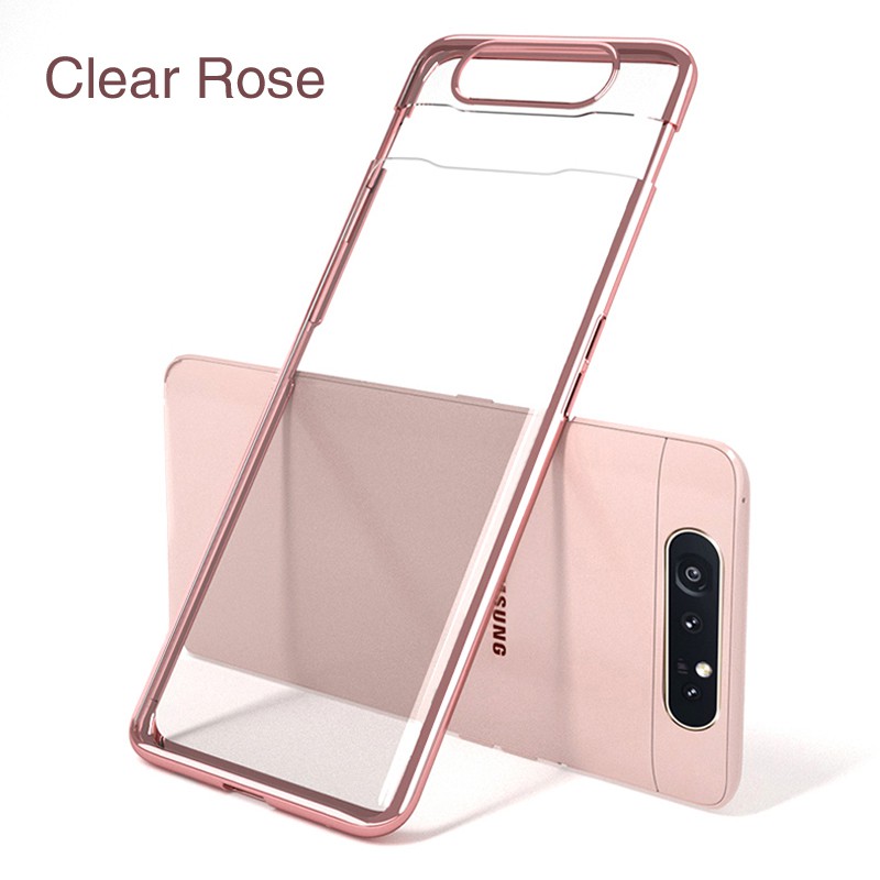 Koosuk Transparent Plating Hard Phone Case For Samsung Galaxy A80