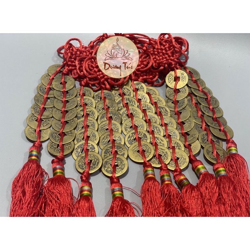 Chuỗi Đồng Tiền Xu Thất Đế Phong Thuỷ Chiêu Tài Lộc