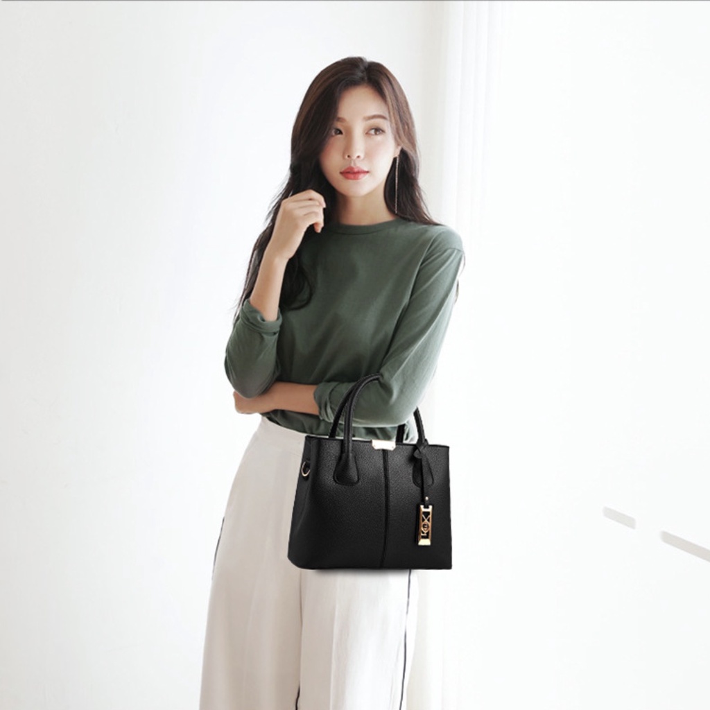 Túi Xách Da Pu Thời Trang Thanh Lịch Cho Phụ Nữ Trung Niên 2022