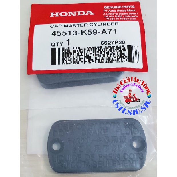 Nắp đậy bình dầu Vario 2018-2021 zin mới Indonesia - 45513-K59-A71