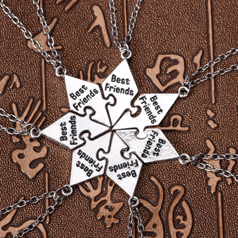 Set 7 Vòng cổ Ghép Hình Best Friend Sisters Good Friend Thời Trang