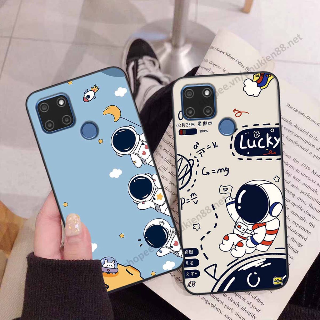 Ốp lưng Oppo Realme C12 / Realme C15 hình phi hành gia, roro jump, điện tử dễ thương - Giá rẻ tốt nhất