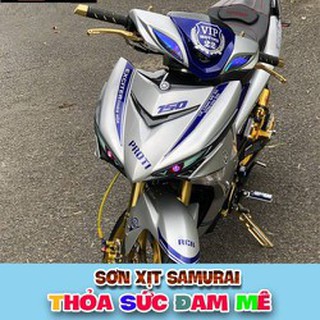 Combo Sơn Samurai Màu Bạc Sáng 1701
