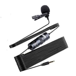 Boya by-m1 3.5mm audio video record lavalier lapel microphone