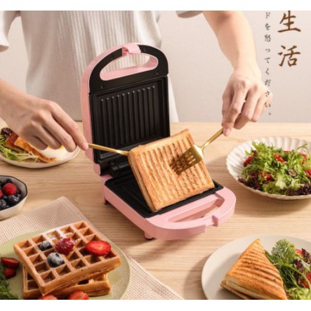 [HUONG HOA MART] Máy kẹp nướng bánh mì, humberger, sandwich, rán trứng mini đa năng