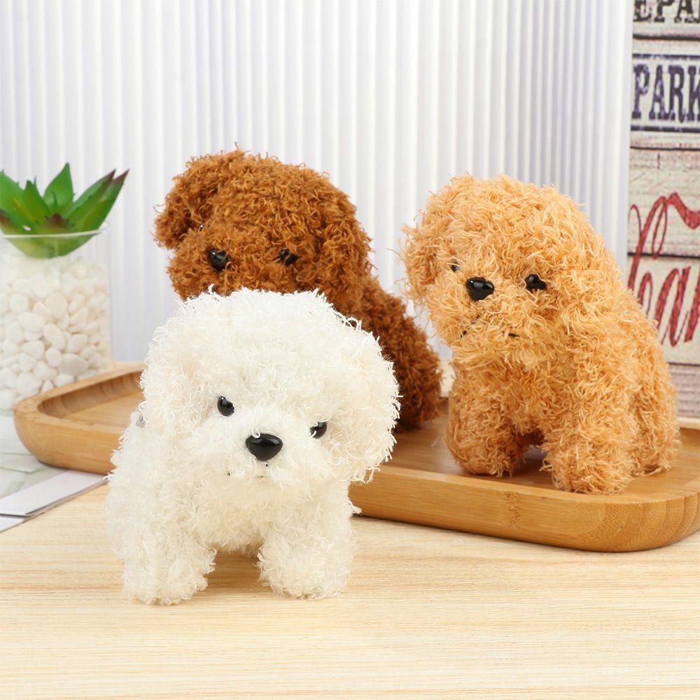 Móc Khóa Hình Chó Poodle Nhồi Bông Dễ Thương