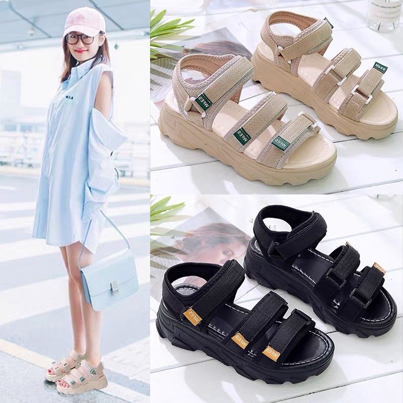 Sandal nữ 3 Quai dán mã 9999