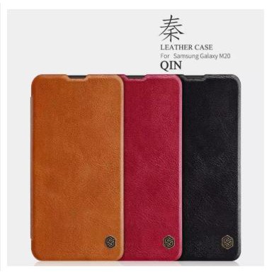 Bao da Cao cấp Nillkin QIN cho Samsung Galaxy M20