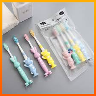SET 4 CÁI bàn chải đánh răng CÓ HÚT CHÂN KHÔNG CỰC CUTE
