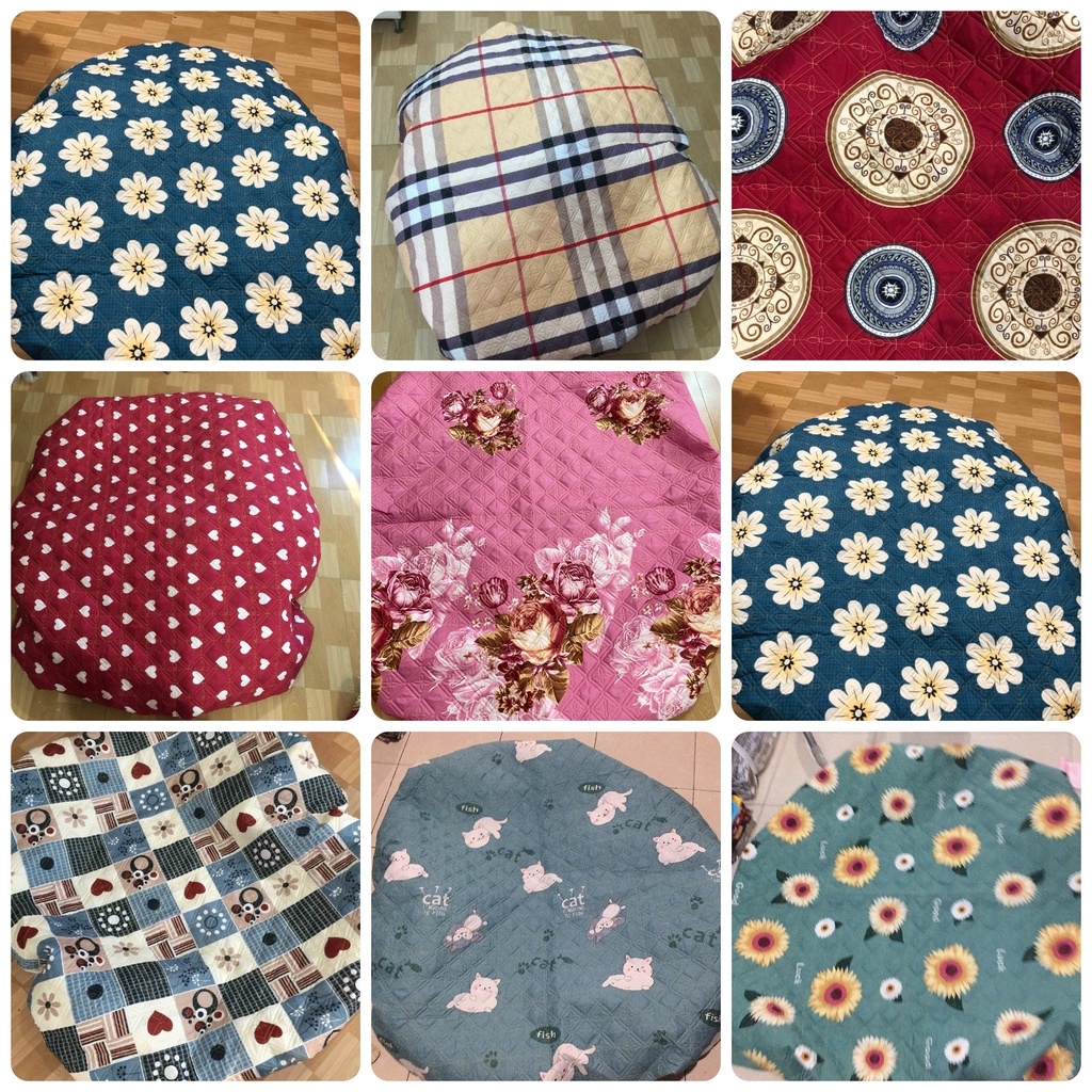 Ga trải giường trần bông bo chun 3 lớp  , ga giường dày dặn polly cotton  nhiều màu kích thước 1m2 , 1m6 , 1m8 , 2m